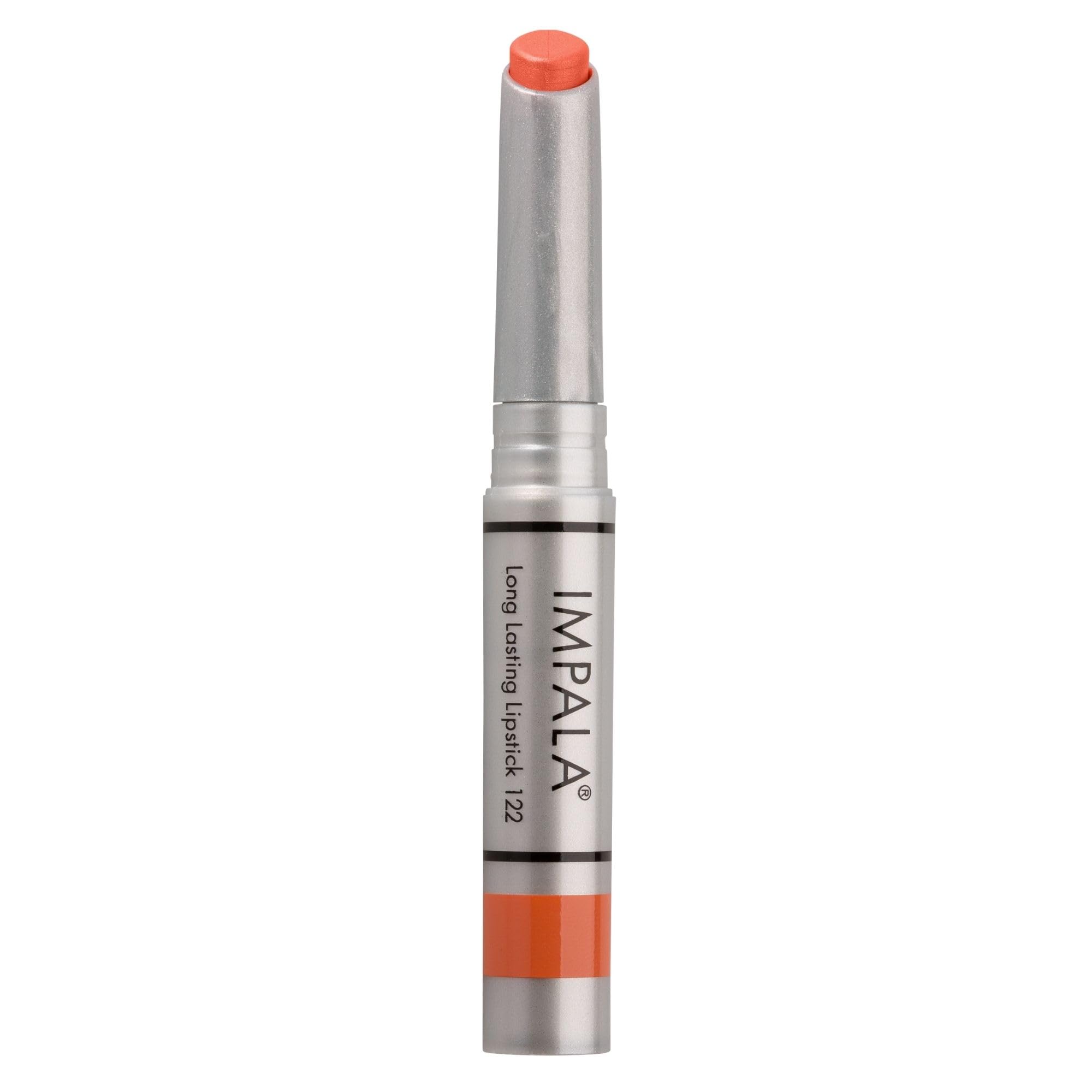 IMPALA | Longlasting Lip Color Coral Red No. 122 | Permanent Lipstick Creamy Texture | Long-Lasting | Hydrating Full-Coverage Lip Color | Moistureizes and Nurtures