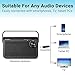 Wireless TV Speakers for Hearing Impaired, ALBOHES Portable TV Soundbox, TV Audio Speakers for Seniors Hearing Assistance Works with Headphone, Digital Optical Fiber 3.5mm Jack