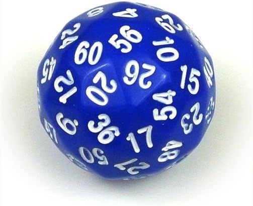 Deltoidal Sixty Sided Die - D60 Single