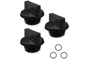 YUANTUO 63405 Water Drain Thread Plug and Seal with O-ring Fit for Harbor Freight Predator 2 Inch 3 Inch Pump, Fit for Honda 2" 3" 4" Pump, Fit for Pacific HydroStar 61986 68375 69774 Pump