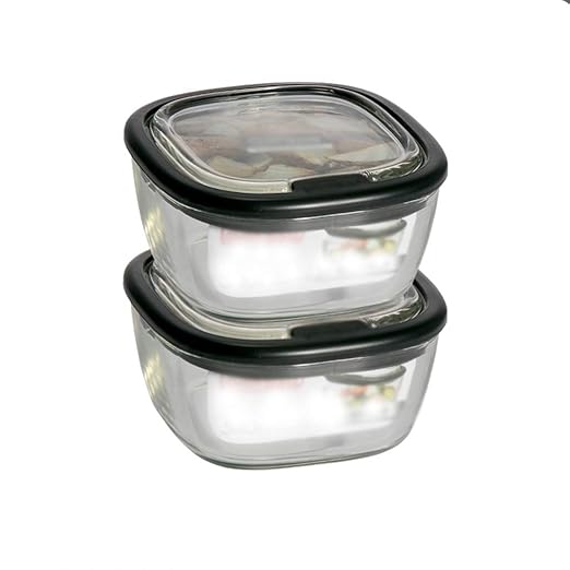 LINGLING Envases for el trabajo for llevar comida cristal Prep ...