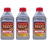 MOTUL BRAKE FLUID RBF 600 FACTORY LINE SYNTHETIC DOT 4 RACING 500ml - Set of 3