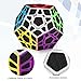 D-FantiX Zcube Carbon Fiber Speed Cube Bundle,3x3 Pyramid Megaminx Square 1 Skewb Cube Puzzle Set