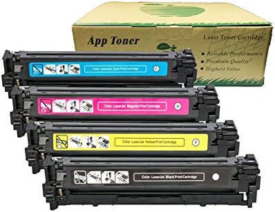 AppToner 4Pack Compatible HP131A CF210A CF211A CF212A CF213A Toner Cartridge for HP M251n/M251nw/M276n/MF8280Cw