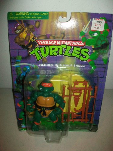 Playmates Teenage Mutant Ninja Turtles 1987 Michelangelo Action Figure