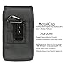 AIScell Rugged Pouch Holster Black Nylon Sturdy Metal Belt Clip Holster for iPhone 16 Pro Max, 16 Plus,15 Pro Max, 15 Plus,14 Plus,14 Pro Max,13 Pro Max,12 Pro Max,(Fits Bulky Hybrid Armor Cover on)
