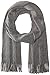 BOSS Hugo Men's Albas Solid Knit Scarf With Tonal Logo