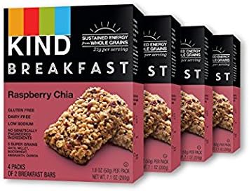 KIND Breakfast Raspberry Chia, 16 Count
