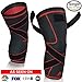 ATHLEDICT Knee Brace Compression Sleeve with Strap for Best Support & Pain Relief for Meniscus Tear, Arthritis, Running, Basketball, MCL, Jogging, Post Surgery Recovery for Men & Women, S