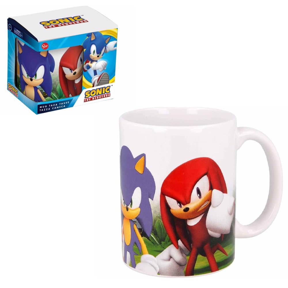 CARTOON Ceramic Mug Sonic Pattern Mug 11oz Kids Breakfast Mug
