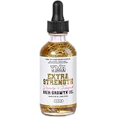 The Mane Attraction Extra-Strength Herbal Hair Growth Oil, 2 Fl Oz | Rosemary &amp; Fenugreek Blend, Castor &amp; Vitamin E Infusion, Scalp-nourishing for All Hair Types