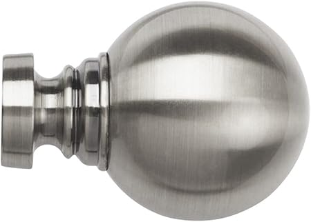 35mm Substantial Eyelet Curtain Pole With Globe Finial 240cm 1