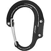 GEAR AID HEROCLIP (Large) Carabiner Gear Clip and Hook for Hanging Heavy Duty Items, Camping Backpacks, Suitcases, Kayaks, Bi