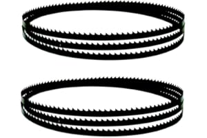 JTEX 59-1/2 - Inch x 3/8 - Inch x 4Tpi Carbon Band Saw Blade for Woodworking, Plastic and Aluminum - 2 Pack