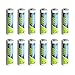 PowerDriver 1000mAh Aa Rechargeable NiCD Ni-CD Batteries for Toys Flashlights Solar Lamp Lights Microphone Ecectronic Dictionary Calculator Headset (12)