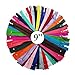 KGS Nylon Zipper for Sewing Crafts | Size: 9 Inch | 20 Assorted Colours | 40 Zippers/Pack | Multicolor Zippers for Sewing Supplies and Replacement in Bags, Pouches, Skirts, Dresses