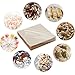 Juome 1000 Sheets Candy Wrappers Clear Cellophane Wrap Roll 5x5 Inches Candy Caramel and Chocolate Wrapper for Treats, Lollipop, Gummies, Saran Wrap& Cake Pop Making Supplies, etc