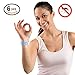 Hoont Natural Mosquito Repellent Citronella Wristband – Pack of 6 / Powerful Natural Oils Mosquito Protection / Comfortable MicroFiber Fabric with Adjustable Snap - Fits All Ages (Blue)