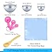 Caydo 42 Packs DIY Bath Bomb Molds Set with Instructions Including 8 Pieces 3 Size DIY Metal Bath Bomb Molds, Spoons, Shrink Wrap Bags for Crafting Your Own Fizzies