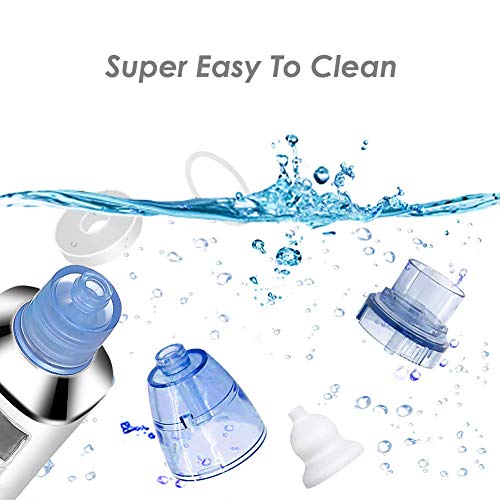 Electric Baby Nasal Aspirator Nose Cleaner and Snot Sucker - Adjustable Settings and Reusable Tips with LCD Screen - Thumbnail 6