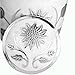 Cremation Urn for Human Ashes Adult Large, Funeral Urn for Men and Women - Brass Hand Engraved - Display Burial at Home or in Niche at Columbarium (White Rose Urn for Ashes Mother /Father