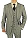 Bianco B Men's Suit Vested Modern Fit 3-Piece Blazer Extra Pants Total 4-Piece
