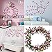 Ewong Butterfly Wall Decals, 36PCS 3D Butterflies Home Decor for Room, Wall Sticker for Girls Room Kids Bedroom Bathroom Baby Nursery Decoration (Pink)