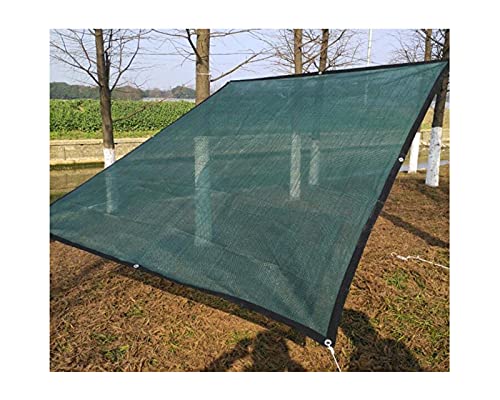 Yeanee Sonnenschutznetz Schattiernetz Dunkelgrün,Sonnensegel mit 90% Schattierwirkung Sonnenschutzgewebe,für Terrasse…