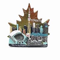 Toronto Canada 3D Fridge Magnet Travel Souvenir Gift,Home & Kitchen Decoration Magnetic Sticker Toronto Canada Refrigerator Magnet Collection