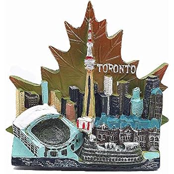 Toronto Canada 3D Fridge Magnet Travel Souvenir Gift,Home & Kitchen Decoration Magnetic Sticker Toronto Canada Refrigerator Magnet Collection