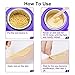 Coolife Electric Hot Wax Warmer Set, Home Electric Waxing Kit with 400g Hard Wax Beans and 2 Reusable Applicator Sticks, Body Hair Removal Wax Heater for Men and Women