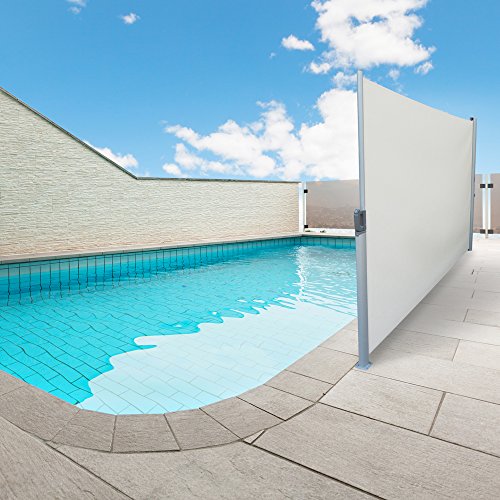 Seitenmarkise Sichtschutz 180x300 Cm – Grau, Für Terrasse & Balkon, Mit UV-Schutz