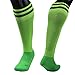 Lian LifeStyle Girl's 1 Pair Knee Length Sports Athletics Socks Striped 003 XXS/XS/S/M