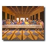 African American Black The Last Supper Jesus Christ Religious Picture Art Print