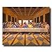 African American Black The Last Supper Jesus Christ Religious Picture Art Print