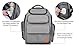 Dad Diaper Bag Backpack: Large Baby Travel Bags for a Boy, Girl & Mom - Grey