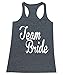 P&B Bridesmaids Team Bride Women's Tank, M, Heather Charcoal