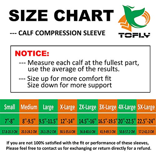 4 Calf+Compression+Sleeve+Pair+20+30mmHg