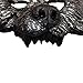 Himine Halloween Black Teeth Gray Wolf's Head Mask