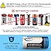 Keenstone RCR123A Rechargeable Batteries, 4Pcs 700mAh RCR123A Protected Rechargeable Li-ion Batteries with Camera Skin and Battery Case for Arlo VMS3030/3230/3330/3430 Cameras