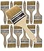 Pro Grade - Chip Paint Brushes - 12 Ea 3 Inch Chip Paint Brush Light Brown