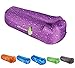 Inflatable Lounger Lazy Sofa Bed, Portable Air Beds Sleeping Sofa Couch for Outdoor Travelling, Camping, Beach (purple water droplet)