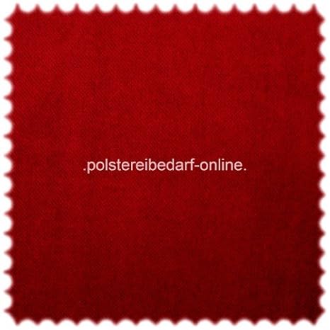 polstereibedarf-online Hochwertiger Samt Möbelstoff Mohair Look Bordeaux