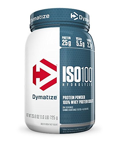 Dymatize ISO 100 Gourmet, Vanilla Powder, 5 Pounds (Pack of 6)