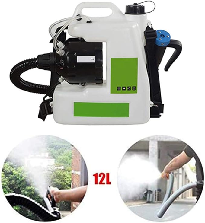 KKTECT 3.17 Gallon 1200W Adjustable ULV Electric Fogger Atomizer Backpack Sprayer