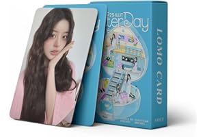 sunlelekz ILLIT 2025 Glitter Day in Seoul Laser Lomo Cards - 55PCS Photocards Set for ILLIT Fandom