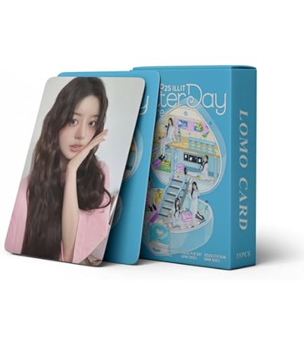 Amazon.com: ILLIT BOMB 3rd Mini Album Lomo Card Set - LILLY Fandom