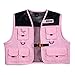 Lucky Bums Adventure Vest, Pink, Small