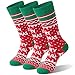 Christmas Socks, Gotops Unisex Novelty Funny Casual Cotton Holiday Crew Socks,3/4 Pairs