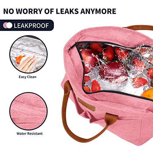 Lunch Bags for Women Insulated Fashionable Lunch Box Large Adult Lunch Bag for Work - Thumbnail 3